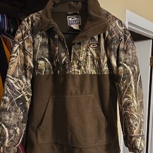 Drake Camouflage and Brown Fleece Pullover
